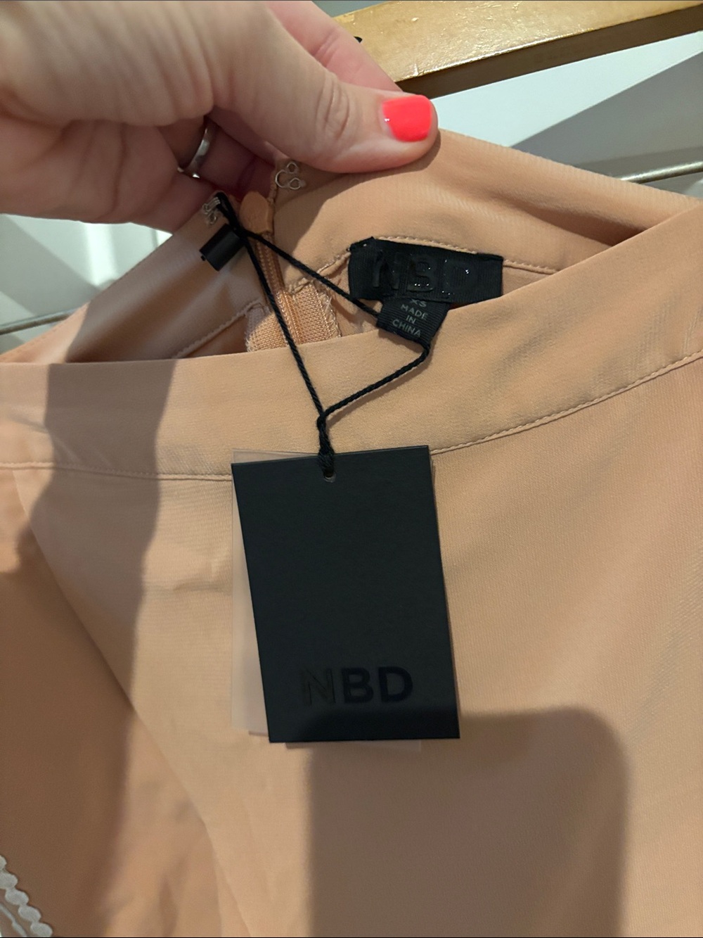 NWT NBD Revolve Ruffle-Trim Midi Skirt - Picture 2 of 3